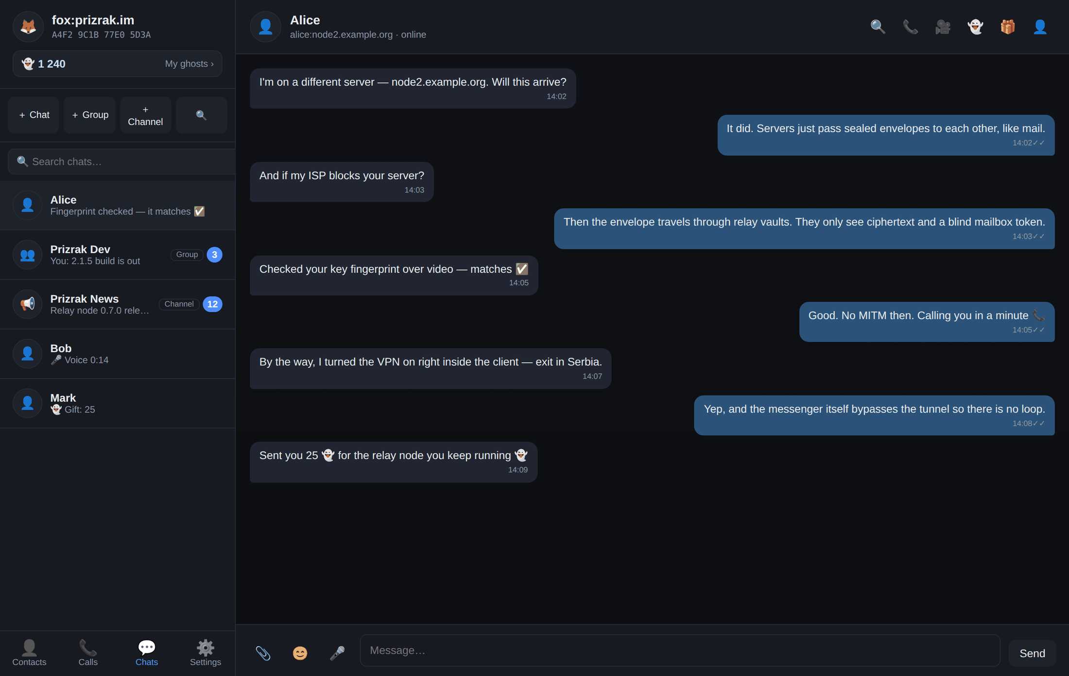 Desktop client
